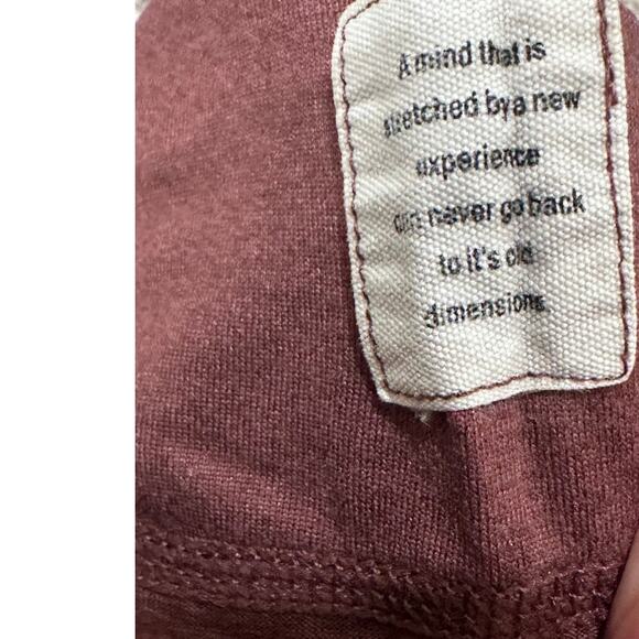 Vuori Shirt Mens Brown Heather Strato Tech Tee Soft Performance Short Sleeve, L - Picture 3 of 7